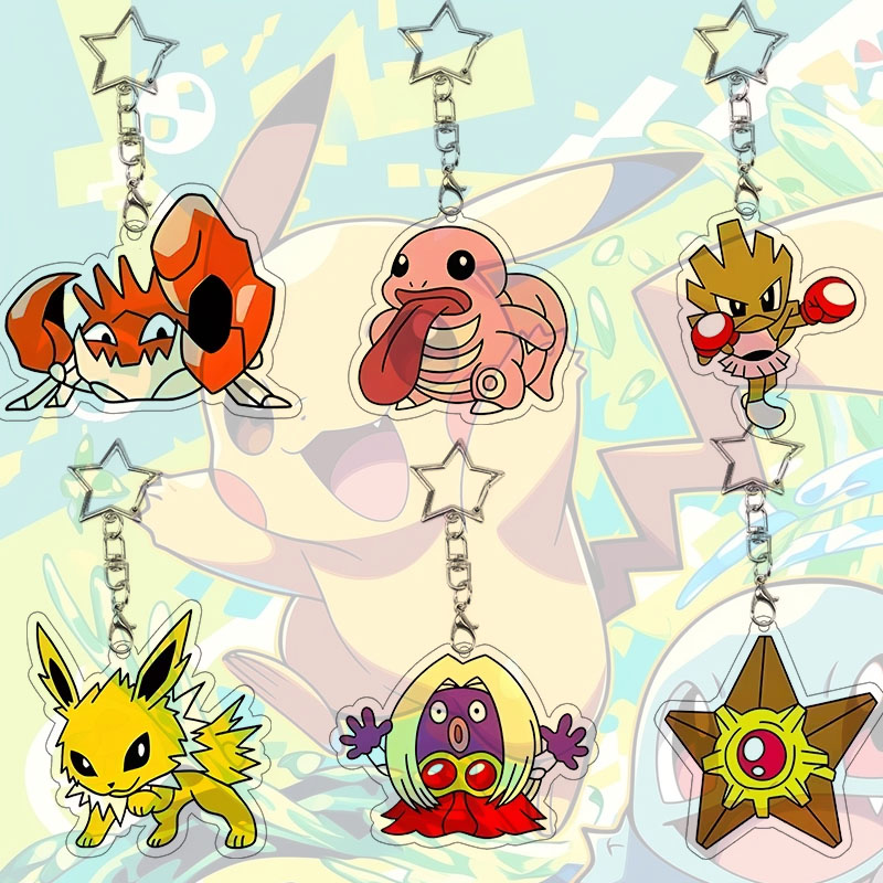 Supply Event - Staryu Kingler Jynx Akrilik Anahtarlık Jolteon
