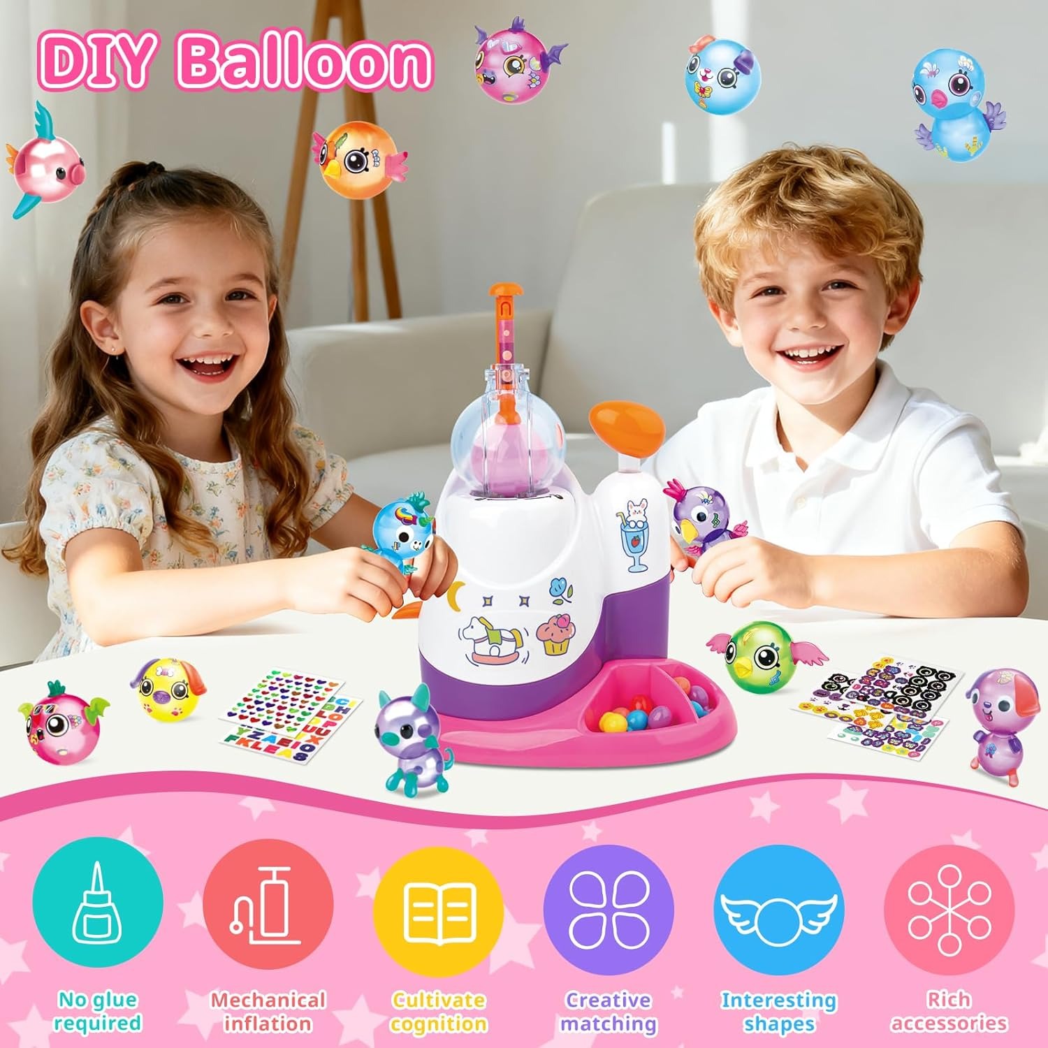 Balloon Pump Hand - Pompalı Kendin Yap Balon Hayvan Seti,