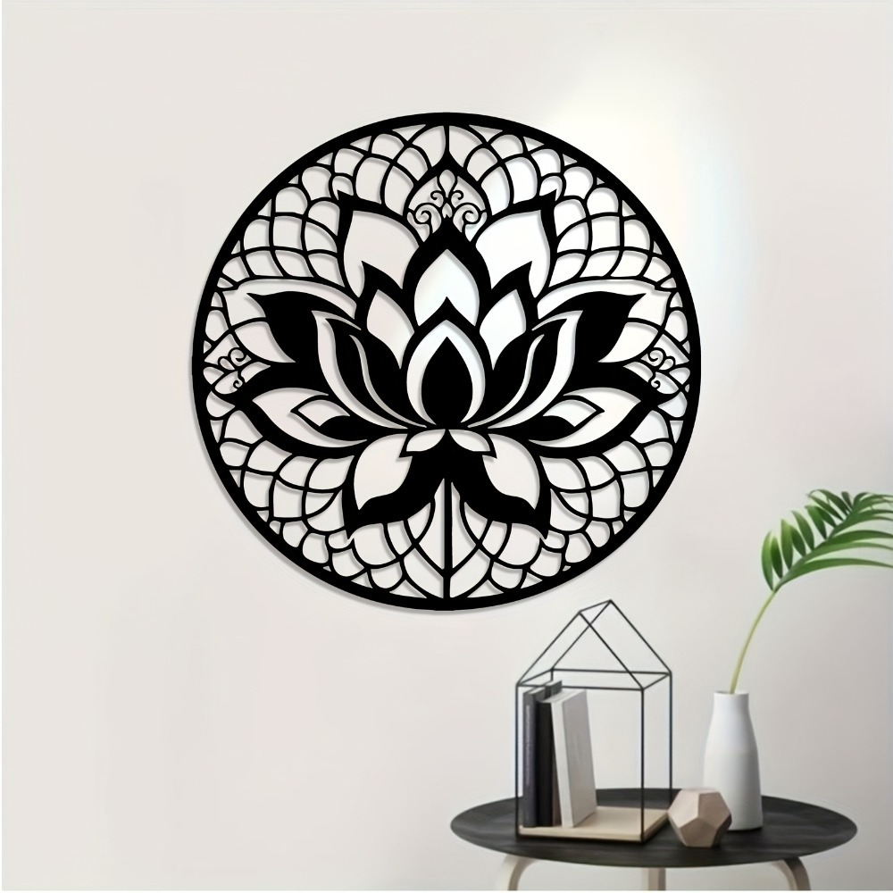 Flower Wall Panel - Lumiho Metal Duvar Sanatı Lotus Çiçeği