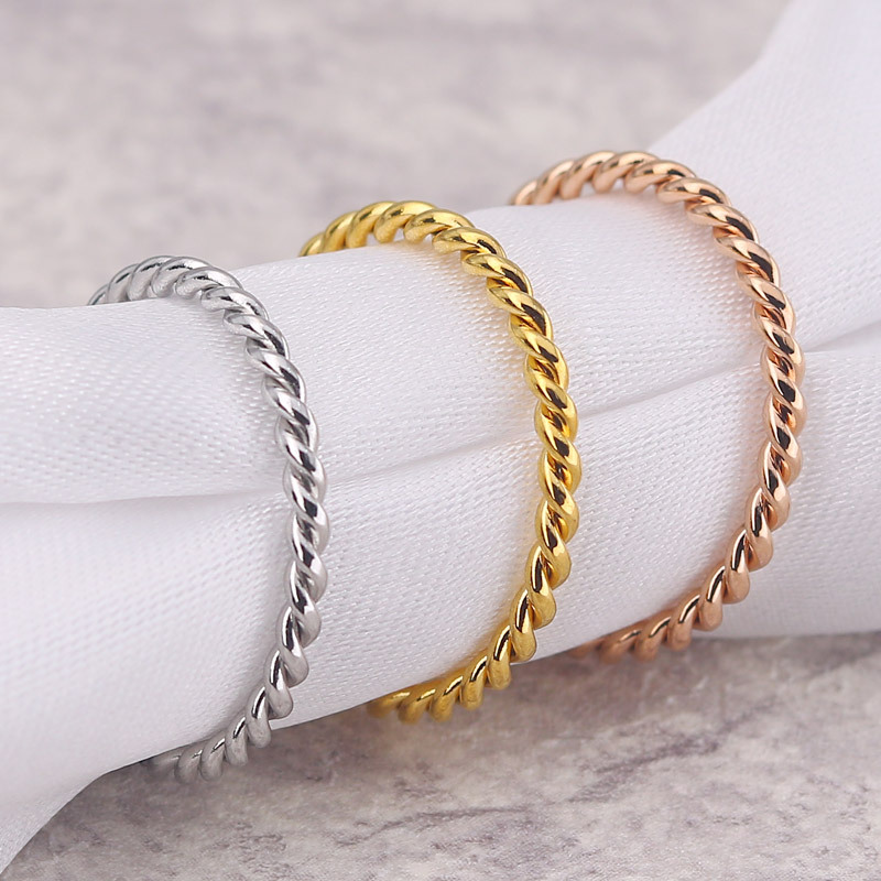 Event Suppliers - Minimalist Paslanmaz Çelik Yüzük Unisex İnce