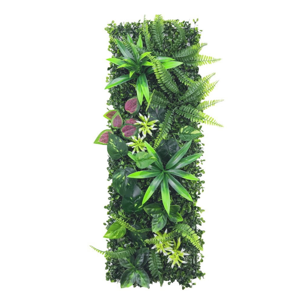 Flower Wall Panel - Kendin Yap Yapay Bitki Duvar Paneli
