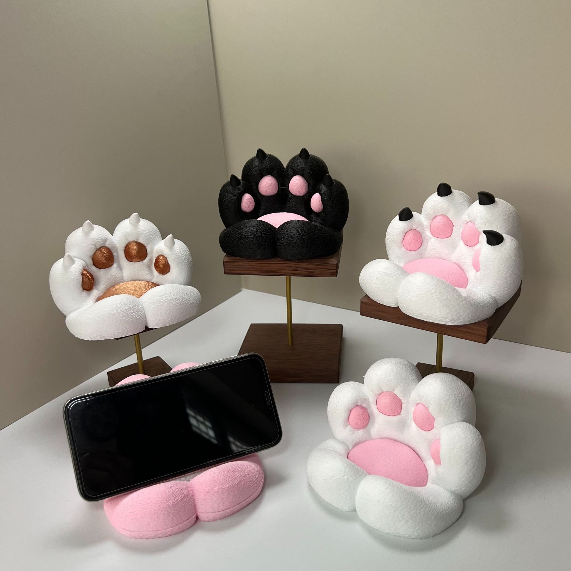 Event Support - Sevimli kedi patisi şeklinde masa süsü,