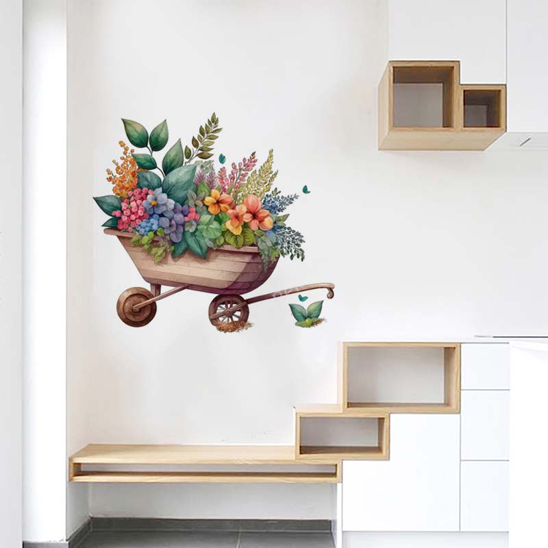 Kırsal tarzı çiçek suluboya du - Flower Wall Panel incelemesi ve fiyatı