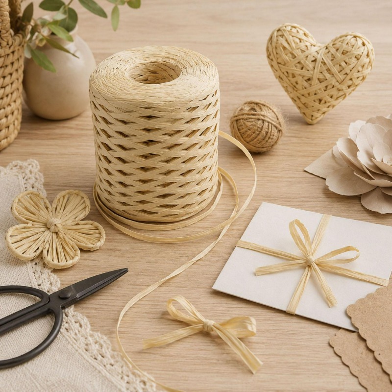 Retro Kağıt El İşi Kurdelesi P - Papercraft Supply Ribbon incelemesi ve fiyatı