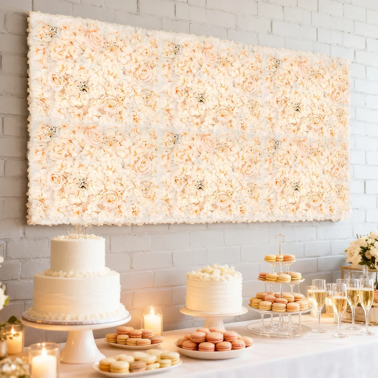 6 adet 60*40cm yapay çiçek duv - Flower Wall Panel incelemesi ve fiyatı