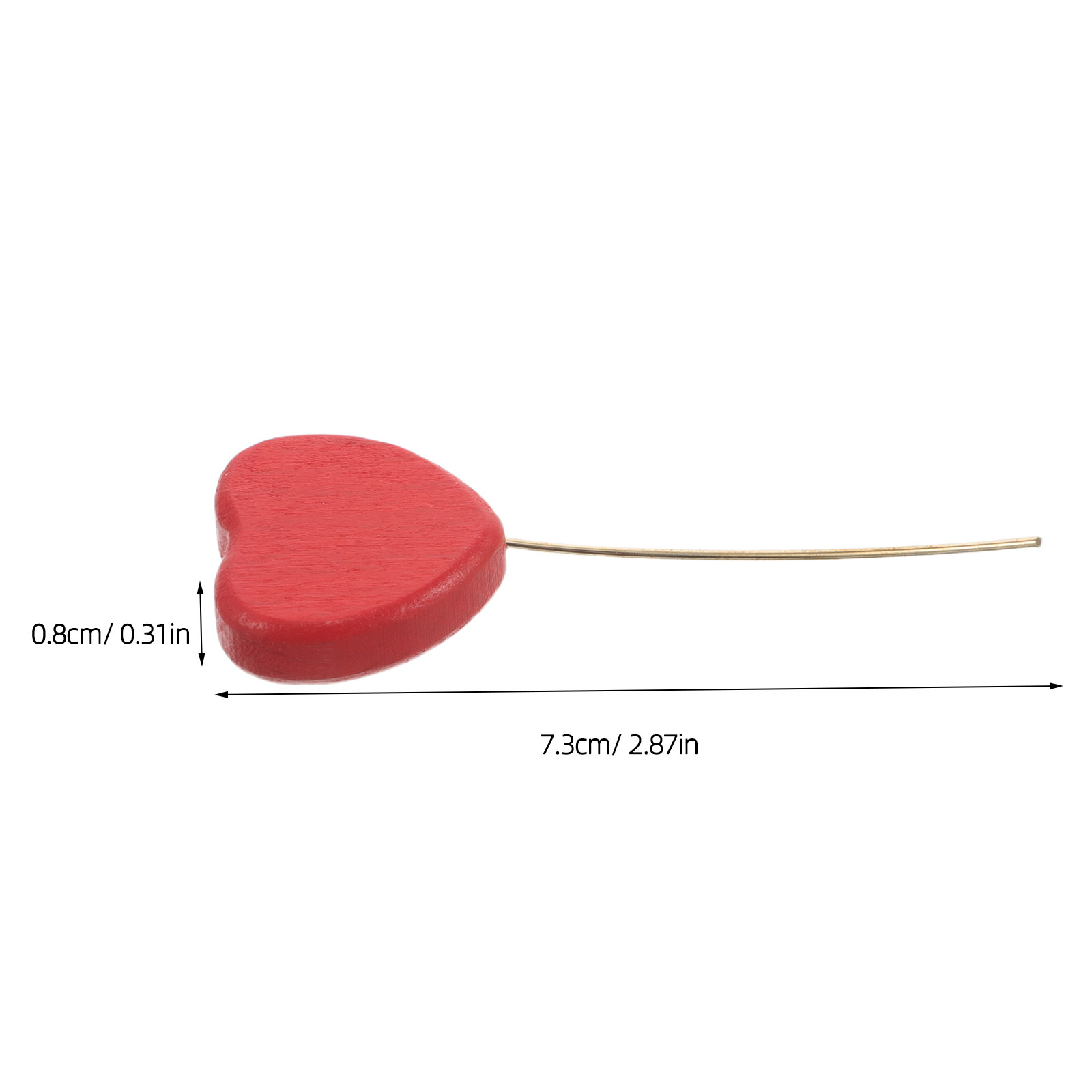 6 Adet Ahşap Kalp Çubukları, K - Centerpiece Stick incelemesi ve fiyatı