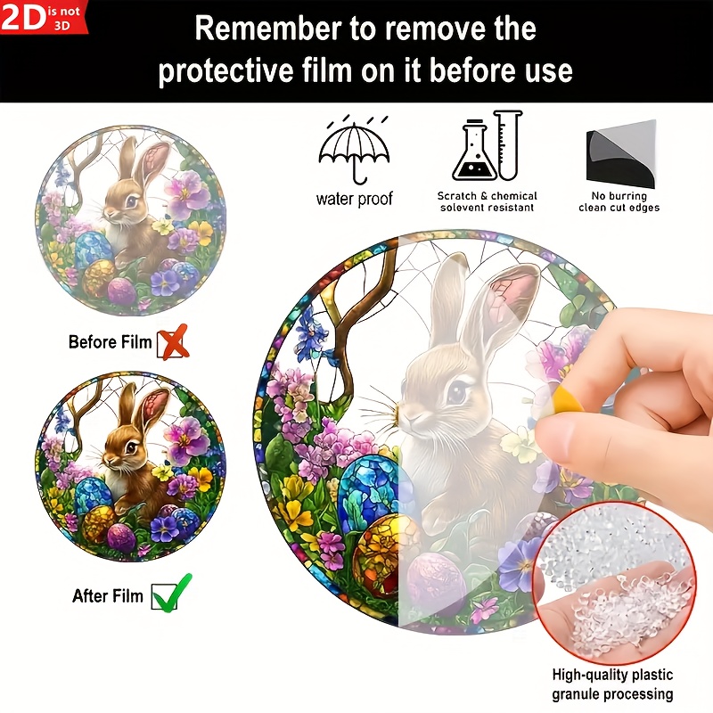 2 adet paskalya tavşanı boyalı - Flower Wall Panel incelemesi ve fiyatı