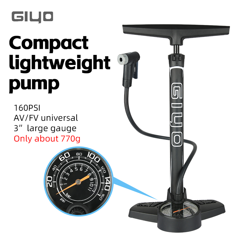 GIYO 160PSI Bisiklet Zemin Pom - Balloon Pump Hand incelemesi ve fiyatı